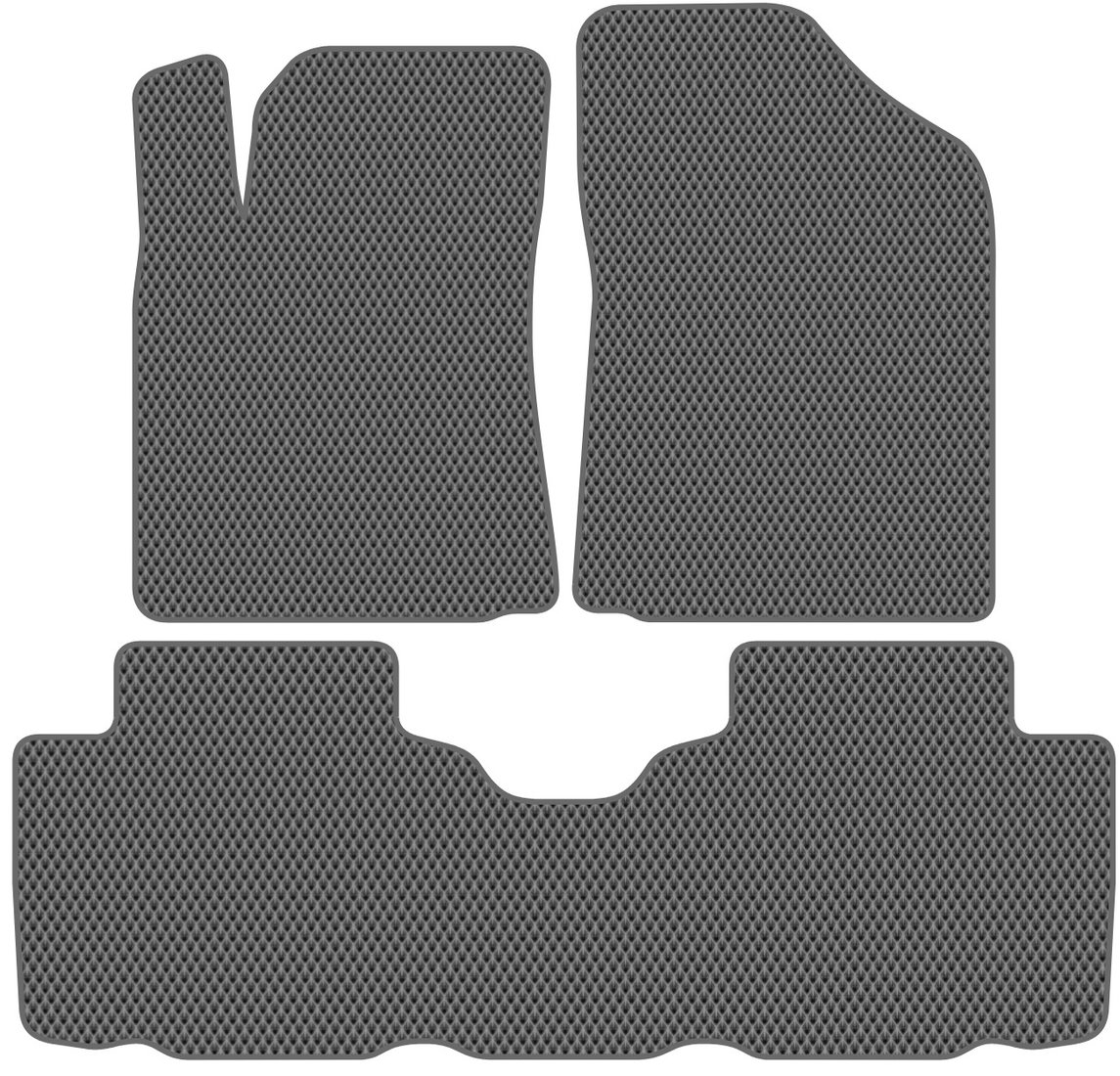 

Комплект ковриков для авто Alicosta Changan CS75 I (suv / SUV) 2018 - Н.В. (серый, ромб)