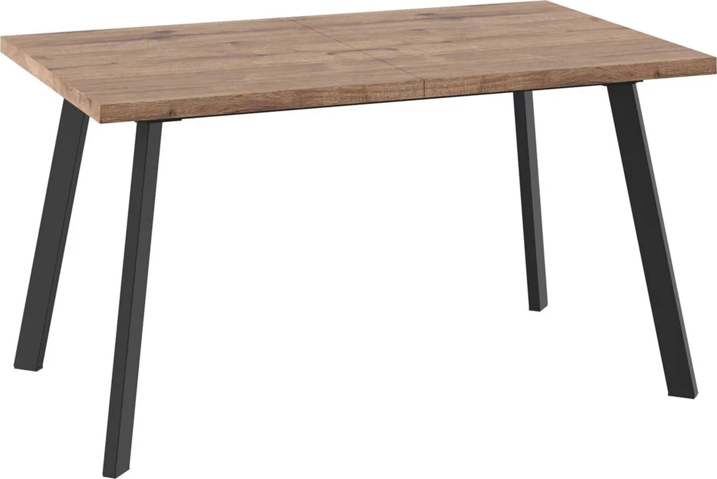 

Кухонный стол Мамадома Borg-140 раздвижной 140-180х85 (дуб веллингтон/черный)