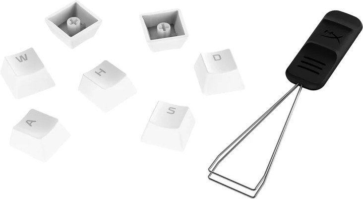 Набор кейкапов HyperX Full Key Set Keycaps PBT (белый, без кириллицы)