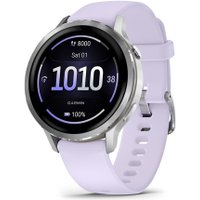 Умные часы Garmin Venu 4 41 мм (серебристый/сиреневый)