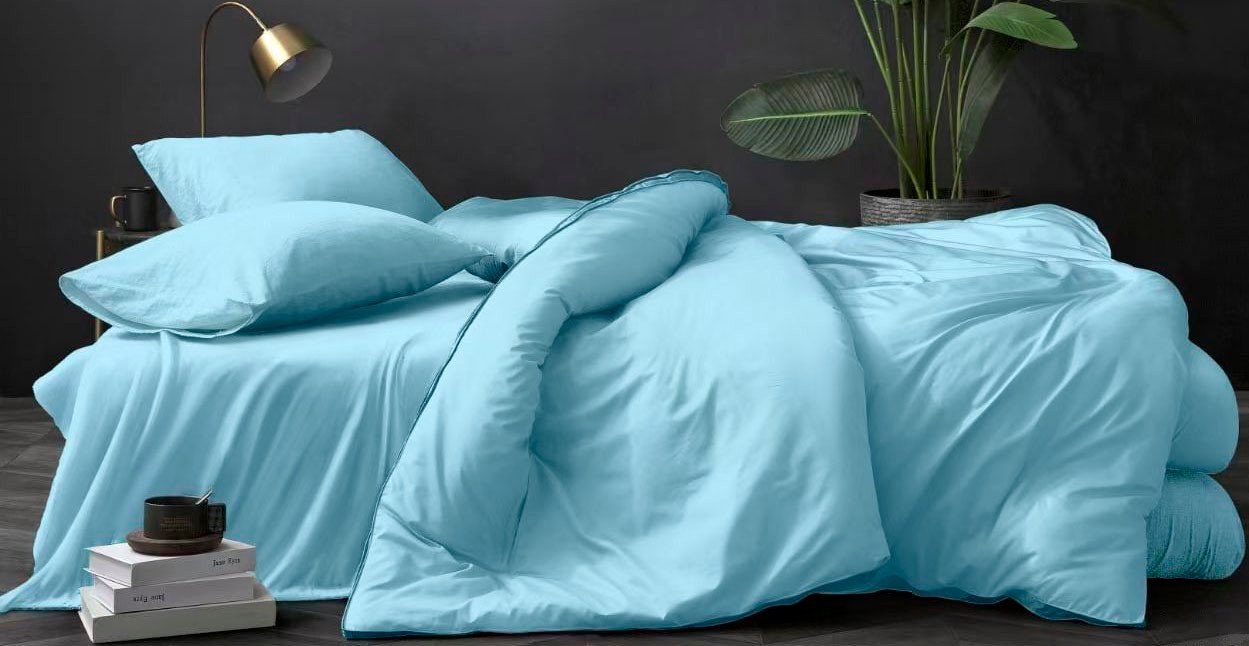 

Постельное белье Luxor № Голубой (N) Семейный (поплин гл/кр)