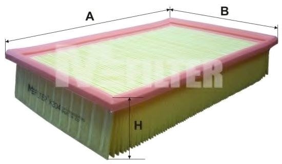 

Воздушный фильтр Mfilter K204
