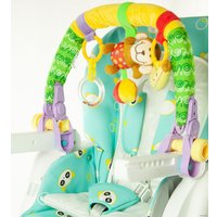 Высокий стульчик ForKiddy Podium Toys 0+ 2021 (бирюзовый)