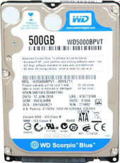 Scorpio Blue 500 Гб (WD5000BPVT)