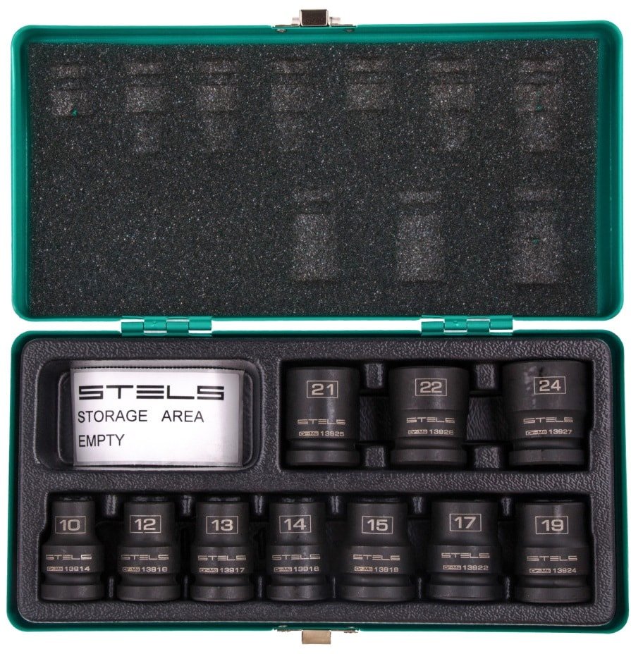 

Набор головок слесарных Stels 13997 (10 предметов)