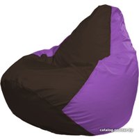 Кресло-мешок Flagman Груша Макси Г2.1-329 (сиреневый/коричневый)