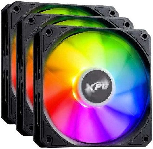 Комплект вентиляторов для корпуса ADATA XPG Vento R 120x3 ARGB PWM (черный)