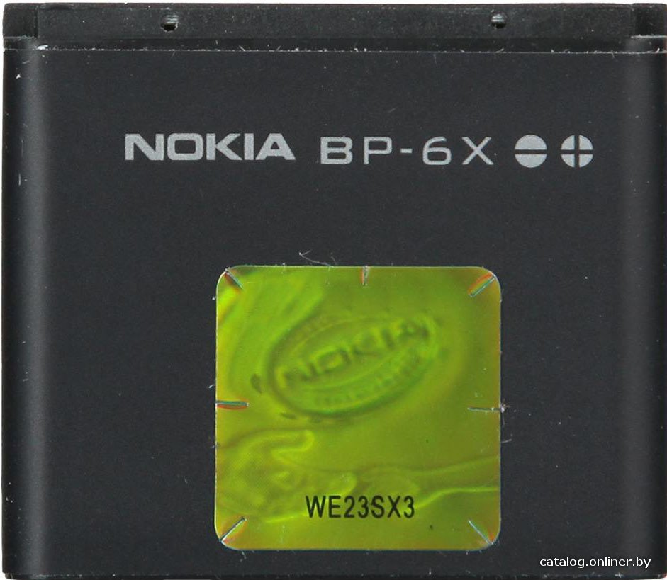 Аккумулятор для телефона Копия Nokia BP-6X
