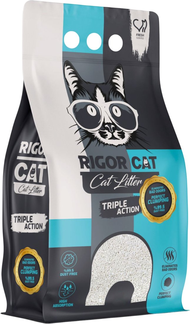 

Наполнитель для туалета Rigor Cat Свежесть (5л)