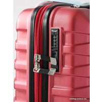 Чемодан-спиннер Verage Crust 17106-1+ 55 см (красный кардинал)