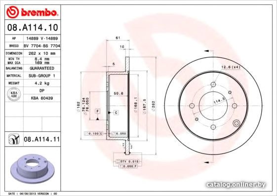 

Brembo 08A11411