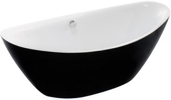 Ванна Wellis Arezzo black 180х87 WK00121