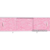 Фронтальный экран под ванну Alavann Оптима 170 (розовый мороз)