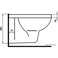 Унитаз подвесной Kolo Primo K83100