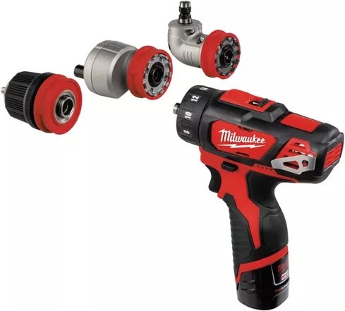 

Дрель-шуруповерт Milwaukee M12 BDDXKIT-202C 4933447836 (с 2-мя АКБ, кейс)