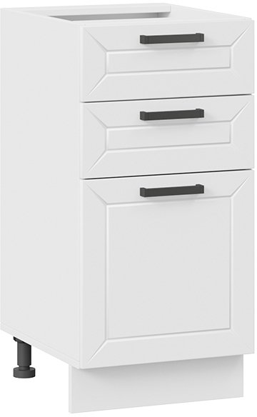 

Шкаф напольный Трия Лорас 1Н4Я3 (белый/холст белый)