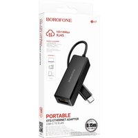 Сетевой адаптер Borofone DH7 (черный)