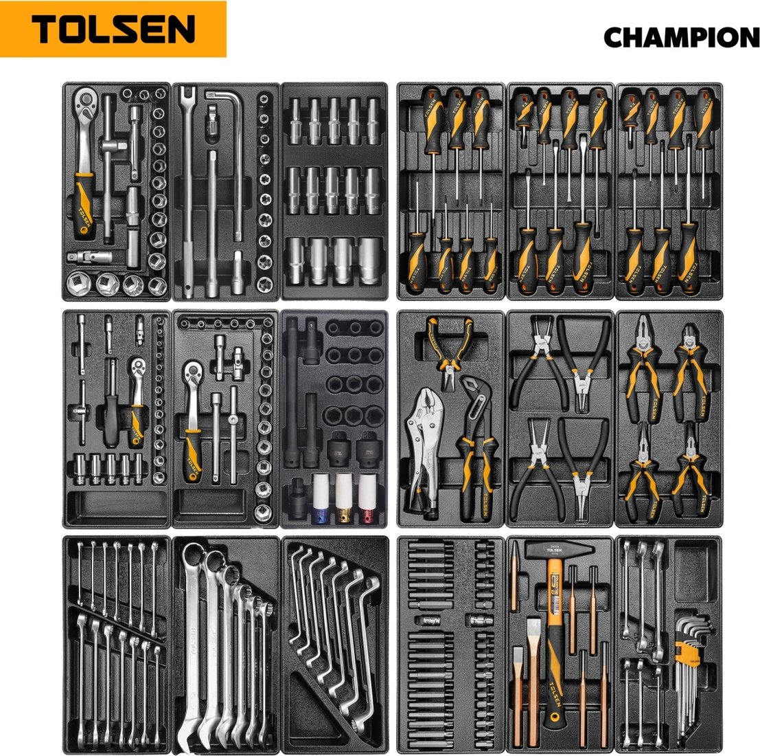 

Универсальный набор инструментов Tolsen TT85416-239 (239 предметов)