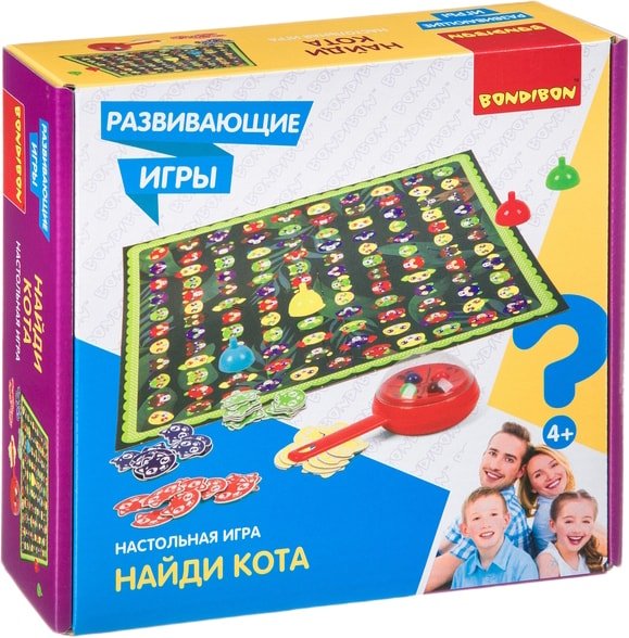 

Развивающая игра Bondibon Найди кота ВВ4510