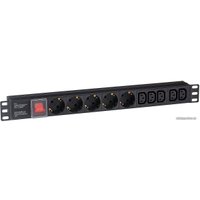 Блок розеток ExeGate ServerPro PDU-19H008 Al-5C135S-C14-SW