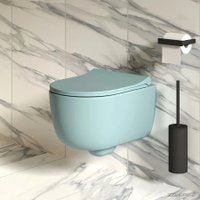 Сиденье для унитаза Ambassador Abner 102T20801S (голубой матовый)