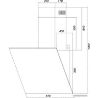 Кухонная вытяжка Germes Toscana 60 (1 скорость, черный)