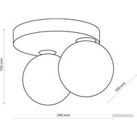 Припотолочная люстра TK Lighting Bianca 4696