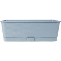 Кашпо 5 Plast Прованс Балконный ящик (9.5 л, менто л, с подставкой)