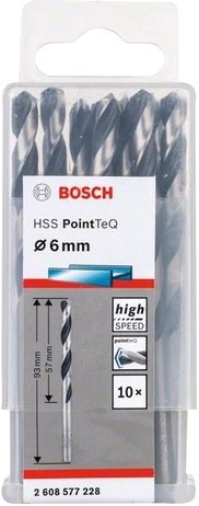 

Набор сверл Bosch 2608577228 (10 предметов)