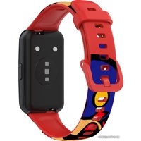 Ремешок Rumi силиконовый для Huawei Band 7 Super Mario