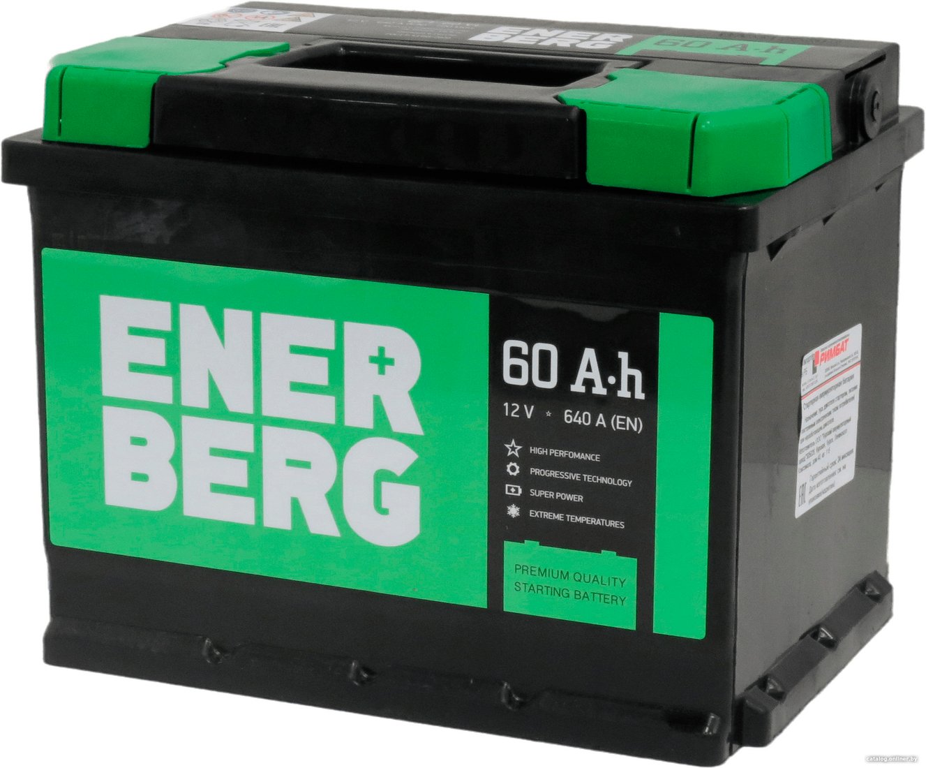 Автомобильный аккумулятор Enerberg 60 R+ (60 А·ч)