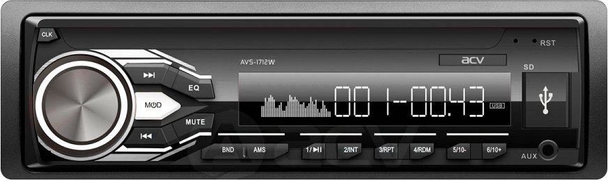 

USB-магнитола ACV AVS-1712W