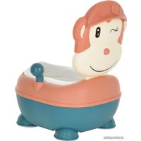 Детский горшок Pituso Обезьянка FG359 (розовый)