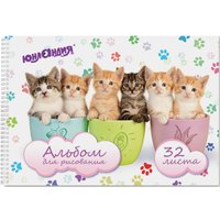 Альбом для рисования Юнландия Футбол 105077 (32 л)