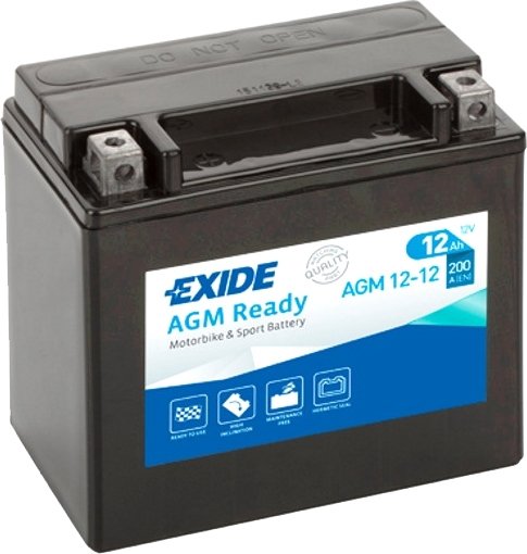 

Мотоциклетный аккумулятор Exide AGM12-12 (12 А·ч)