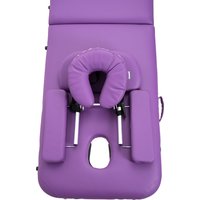 Массажный стол Atlas Sport складной 2-с 60 см деревянный (фиолетовый)