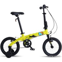 Детский велосипед Maxiscoo S007 Стандарт 2024 (желтый)