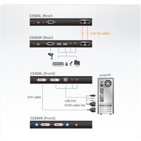 Удлинитель по витой паре Aten CE604-AT-G
