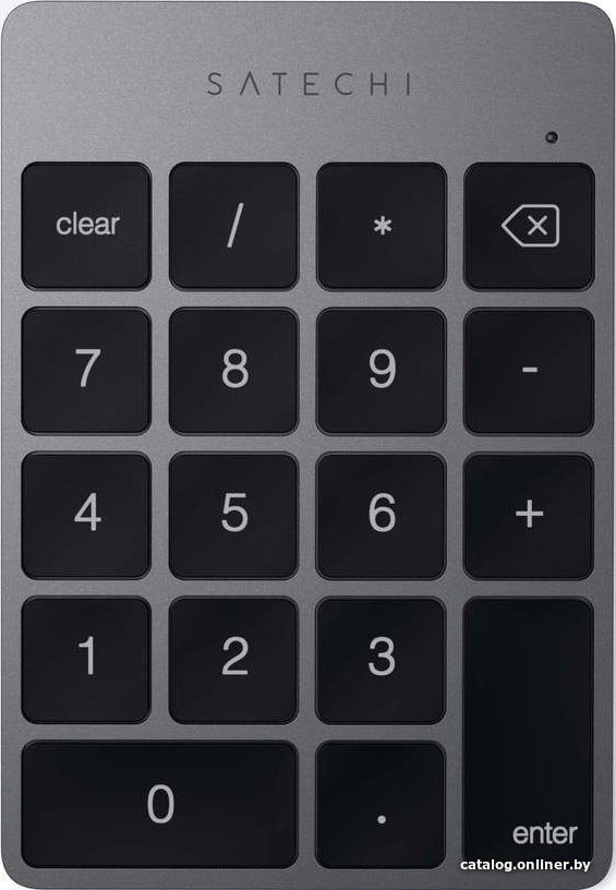 Цифровой блок Satechi Aluminum Slim Rechargeable Bluetooth Keypad (серый космос)