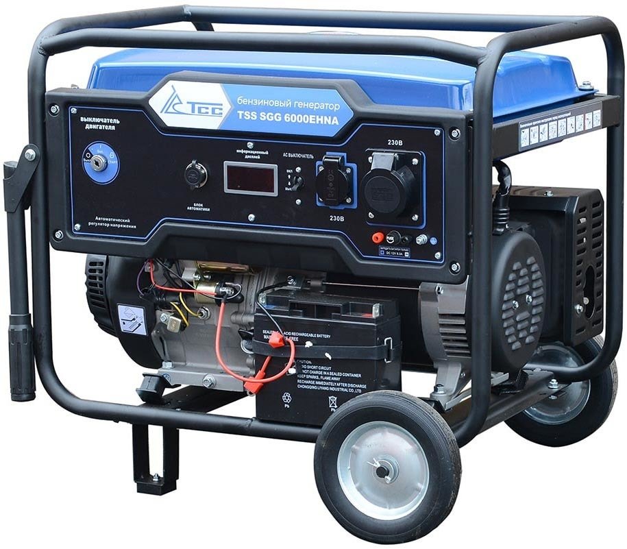 

Бензиновый генератор ТСС SGG 6000EHNA