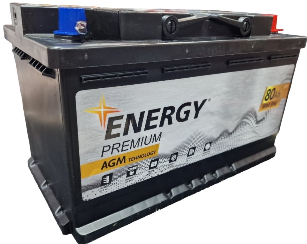 

Автомобильный аккумулятор Energy Premium AGM (80 А·ч)