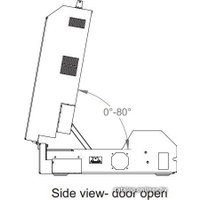 Шкаф телекоммуникационный Lande SlimBOX LN-SLM504714-BL 19" 5U