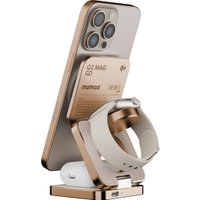 Беспроводное зарядное Momax Q2.Mag 3-in-1 UD31L2 (золотистый)