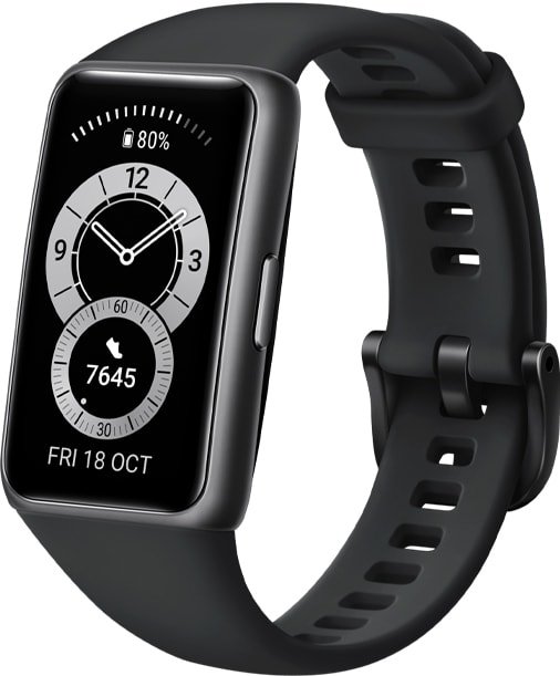 Фитнес-браслет Huawei Band 6 международная версия (графитовый черный)