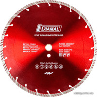 Отрезной диск алмазный  Diamal DM350TS.20