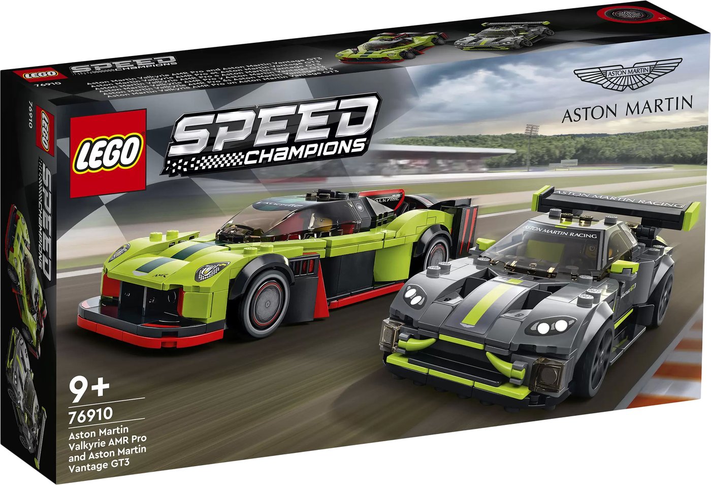 

Конструктор LEGO Speed Champions 76910 Aston Martin Valkyrie AMR Pro+Vantage GT3