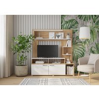 Шкаф-купе Горизонт Мебель Ника (золотистый/белый)