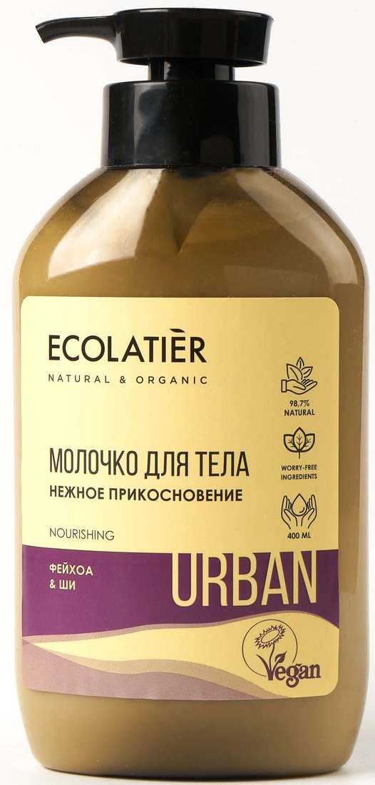 

Ecolatier Молочко для тела Urban нежное прикосновение фейхоа и ши 400 мл