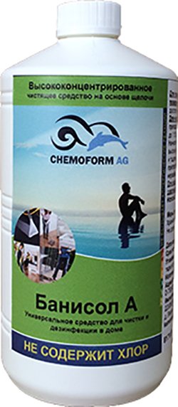 

Химия для бассейна Chemoform Чистая парная Банисол А 1 л
