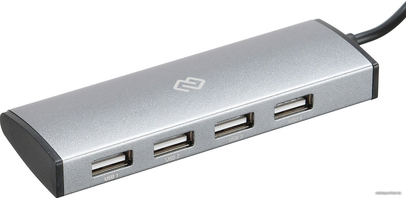 USB-хаб Digma HUB-4U2.0-UC-DS